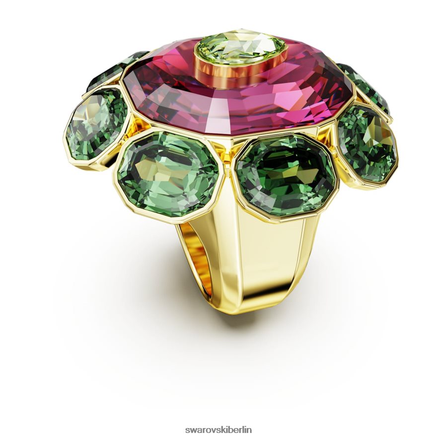 Swarovski Chroma-Cocktailring Mischschliffe, mehrfarbig, vergoldet Schmuck HLT4481025