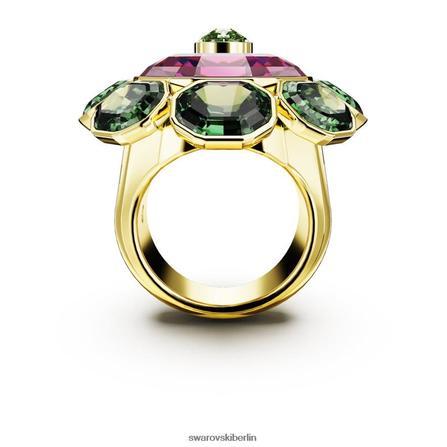 Swarovski Chroma-Cocktailring Mischschliffe, mehrfarbig, vergoldet Schmuck HLT4481025