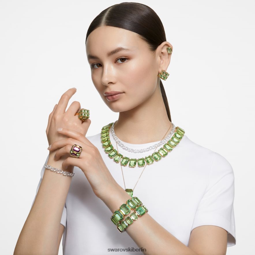 Swarovski Chroma-Cocktailring mehrfarbig, vergoldet Schmuck HLT4481036