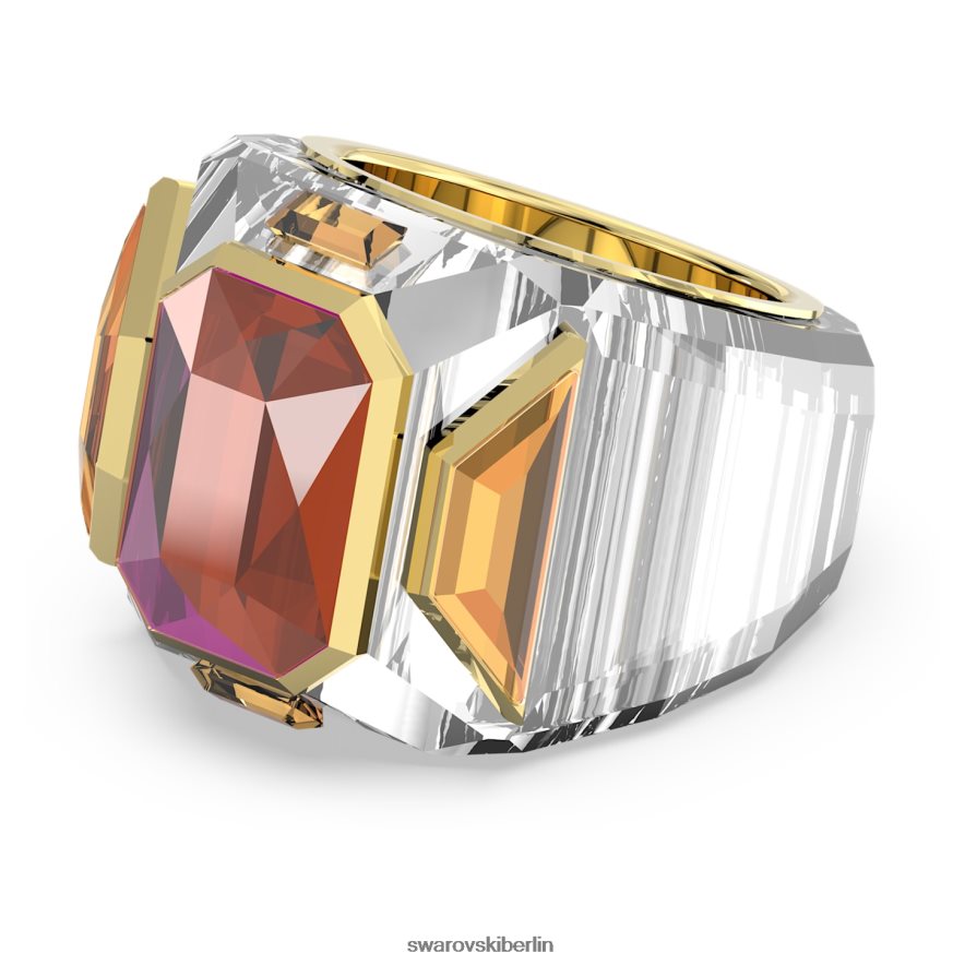 Swarovski Chroma-Cocktailring rosa, vergoldet Schmuck HLT4481076