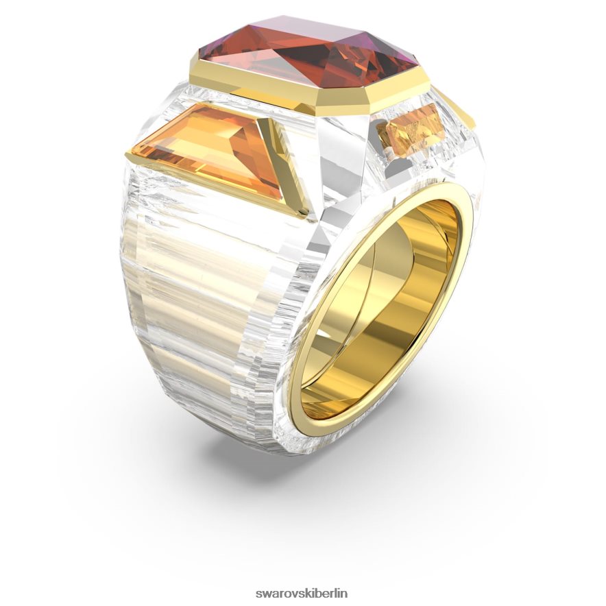 Swarovski Chroma-Cocktailring rosa, vergoldet Schmuck HLT4481076