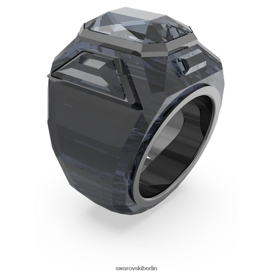 Swarovski Chroma-Cocktailring schwarz, rutheniumbeschichtet Schmuck HLT4481049