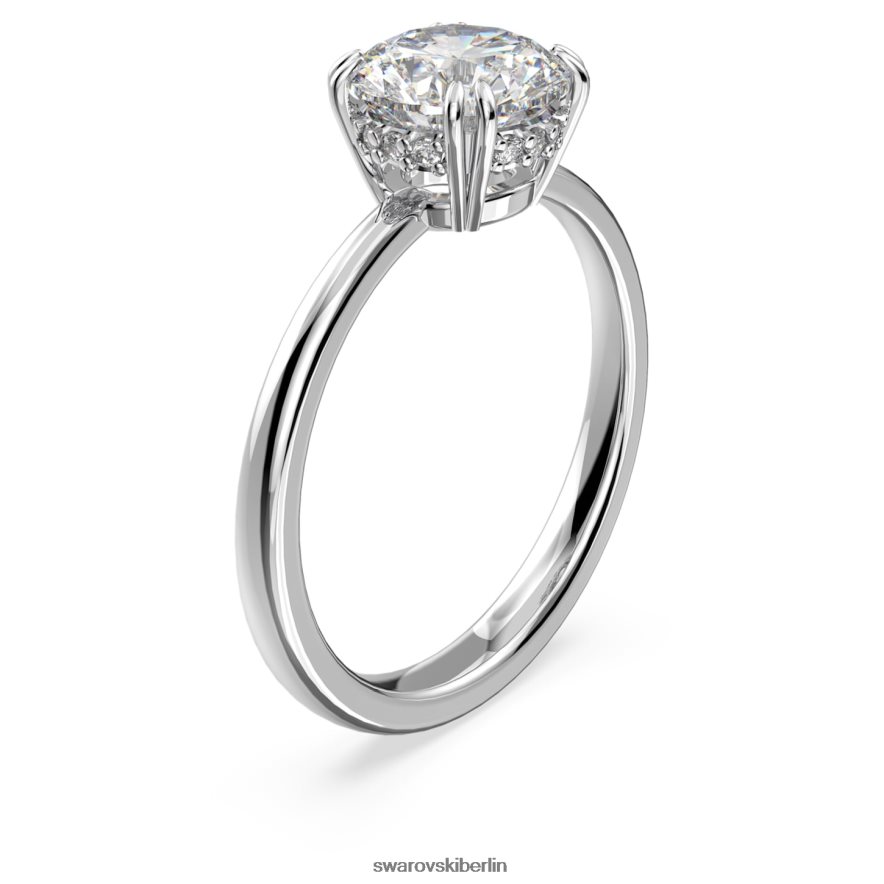 Swarovski Constella Cocktailring Prinzessschliff, weiß, rhodiniert Schmuck HLT448980