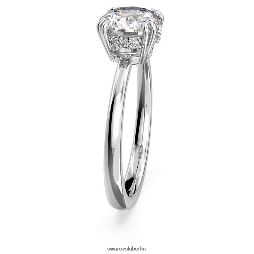 Swarovski Constella Cocktailring Prinzessschliff, weiß, rhodiniert Schmuck HLT448980