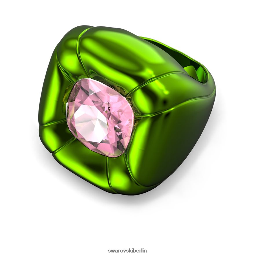 Swarovski Dulcis-Cocktailring Kissenschnitt, grün Schmuck HLT4481046