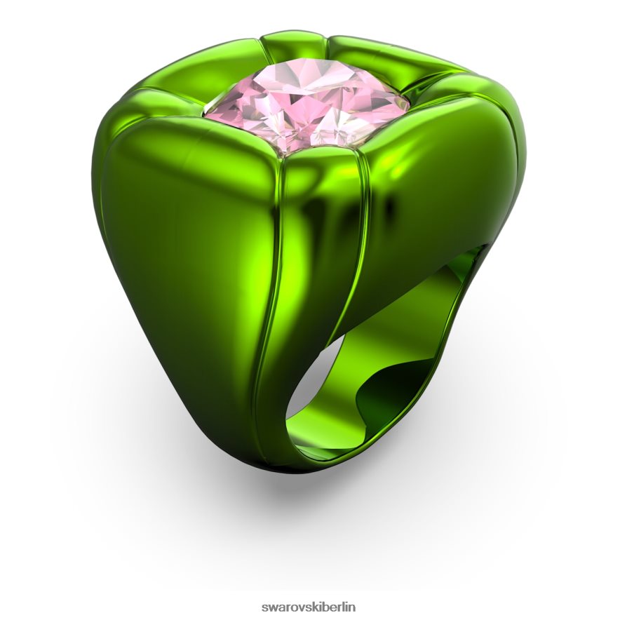 Swarovski Dulcis-Cocktailring Kissenschnitt, grün Schmuck HLT4481046