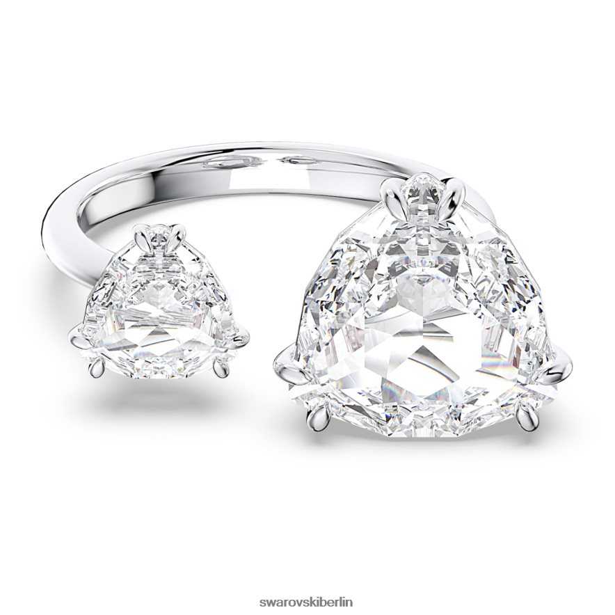 Swarovski Jahrtausende offener Ring Trilliantschliff, weiß, rhodiniert Schmuck HLT4481032