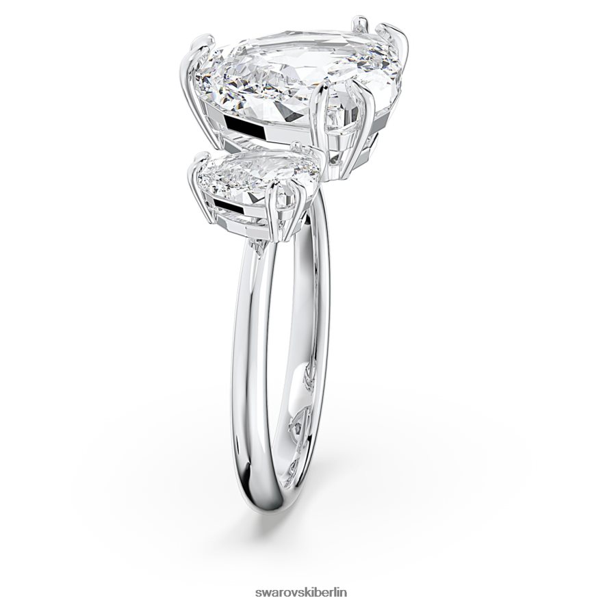 Swarovski Jahrtausende offener Ring Trilliantschliff, weiß, rhodiniert Schmuck HLT4481032