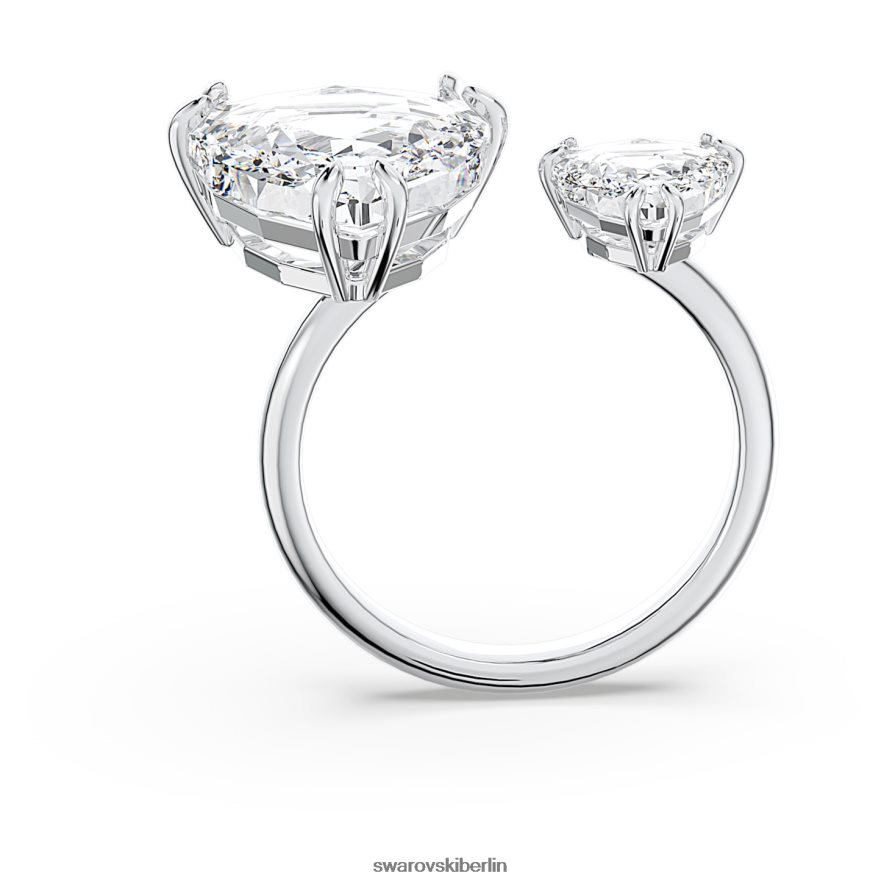 Swarovski Jahrtausende offener Ring Trilliantschliff, weiß, rhodiniert Schmuck HLT4481032
