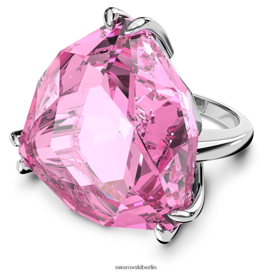 Swarovski Millenia-Cocktailring Trilliantschliff, rosa, rhodiniert Schmuck HLT4481073