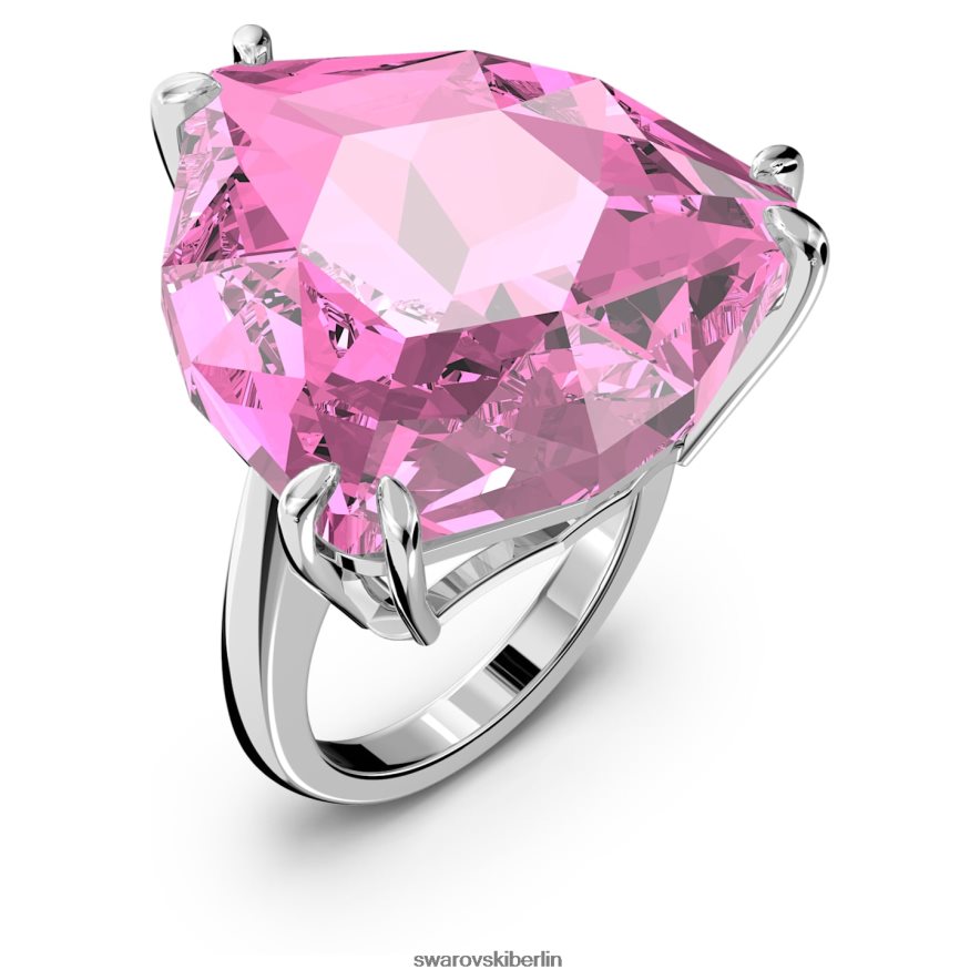 Swarovski Millenia-Cocktailring Trilliantschliff, rosa, rhodiniert Schmuck HLT4481073