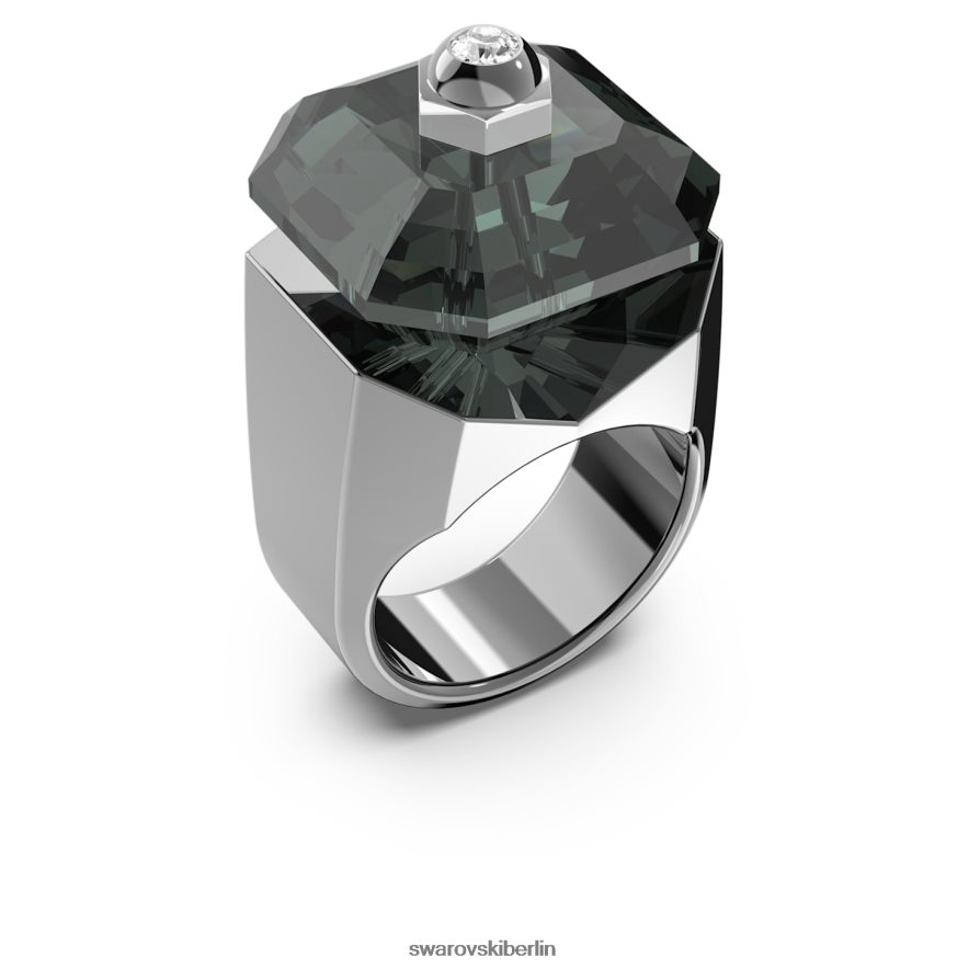 Swarovski Numina-Cocktailring Achteckschliff, schwarz, rutheniumbeschichtet Schmuck HLT4481087