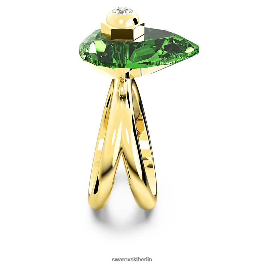 Swarovski Numina-Ring Birnenschliff, grün, vergoldet Schmuck HLT4481063