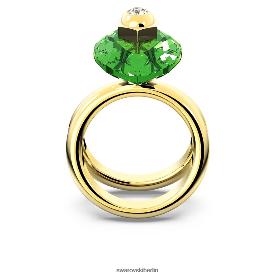 Swarovski Numina-Ring Birnenschliff, grün, vergoldet Schmuck HLT4481063