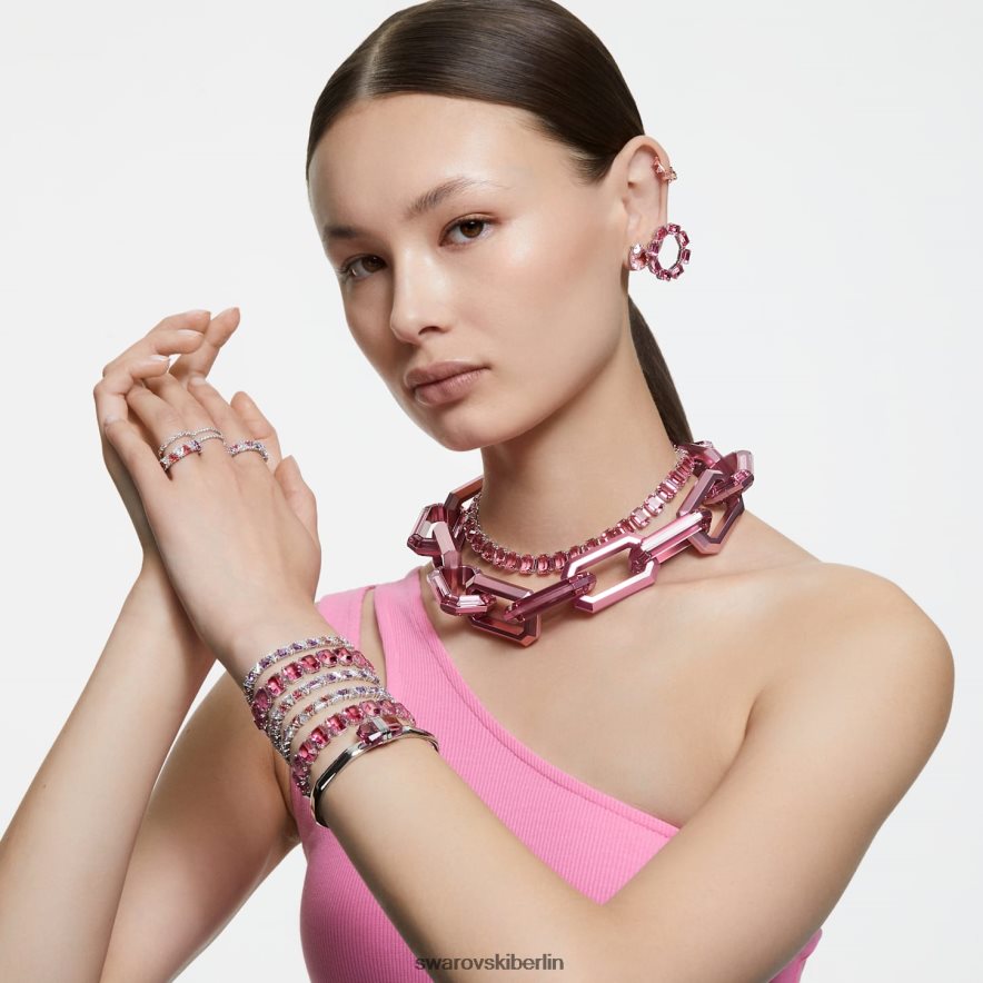 Swarovski ortyx Cocktailring Dreiecksschliff, lila, rhodiniert Schmuck HLT4481058