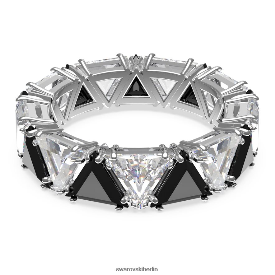 Swarovski ortyx Cocktailring Dreiecksschliff, schwarz, rhodiniert Schmuck HLT4481050