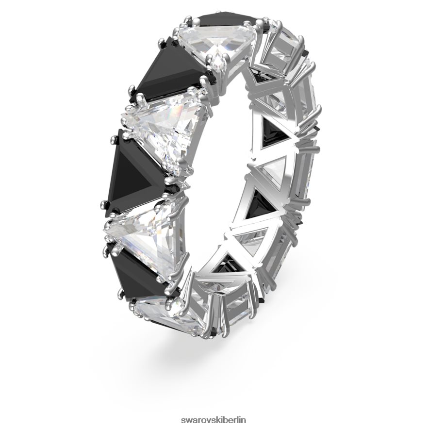 Swarovski ortyx Cocktailring Dreiecksschliff, schwarz, rhodiniert Schmuck HLT4481050