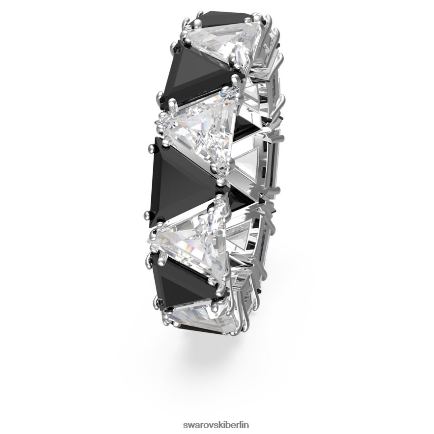 Swarovski ortyx Cocktailring Dreiecksschliff, schwarz, rhodiniert Schmuck HLT4481050