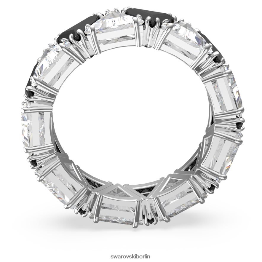 Swarovski ortyx Cocktailring Dreiecksschliff, schwarz, rhodiniert Schmuck HLT4481050