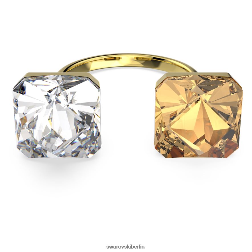 Swarovski ortyx offener Ring Pyramidenschliff, gelb, vergoldet Schmuck HLT4481065