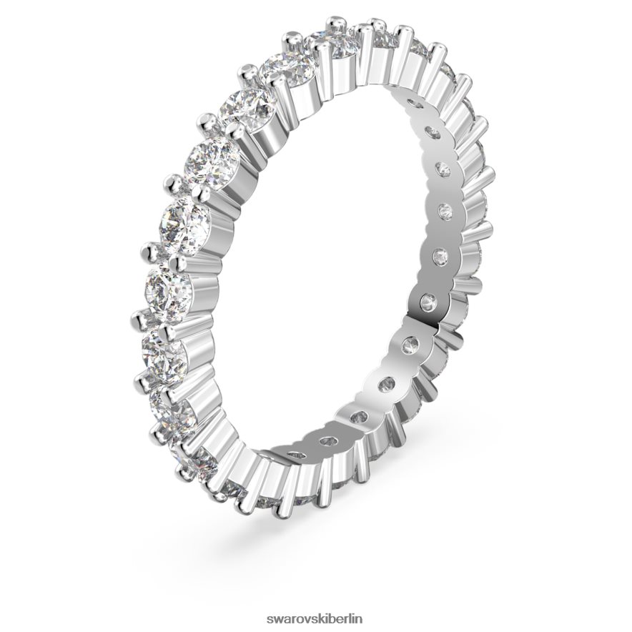 Swarovski Constella-Ring Prinzessschliff, weiß, rhodiniert Schmuck HLT448384