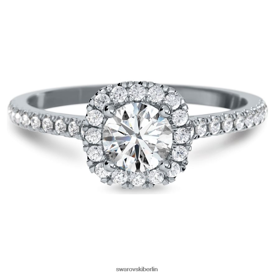 Swarovski Signaturring 14 Karat Weißgold Schmuck HLT448988