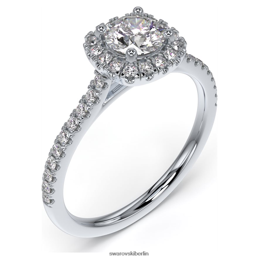 Swarovski Signaturring 14 Karat Weißgold Schmuck HLT448988