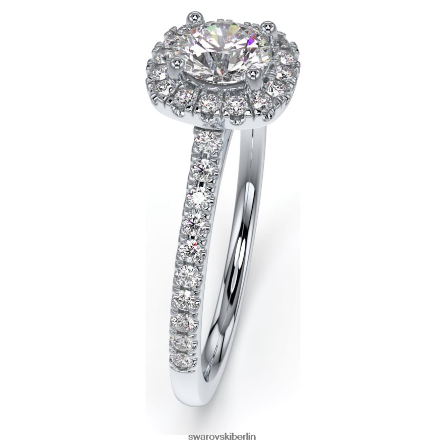 Swarovski Signaturring 14 Karat Weißgold Schmuck HLT448988