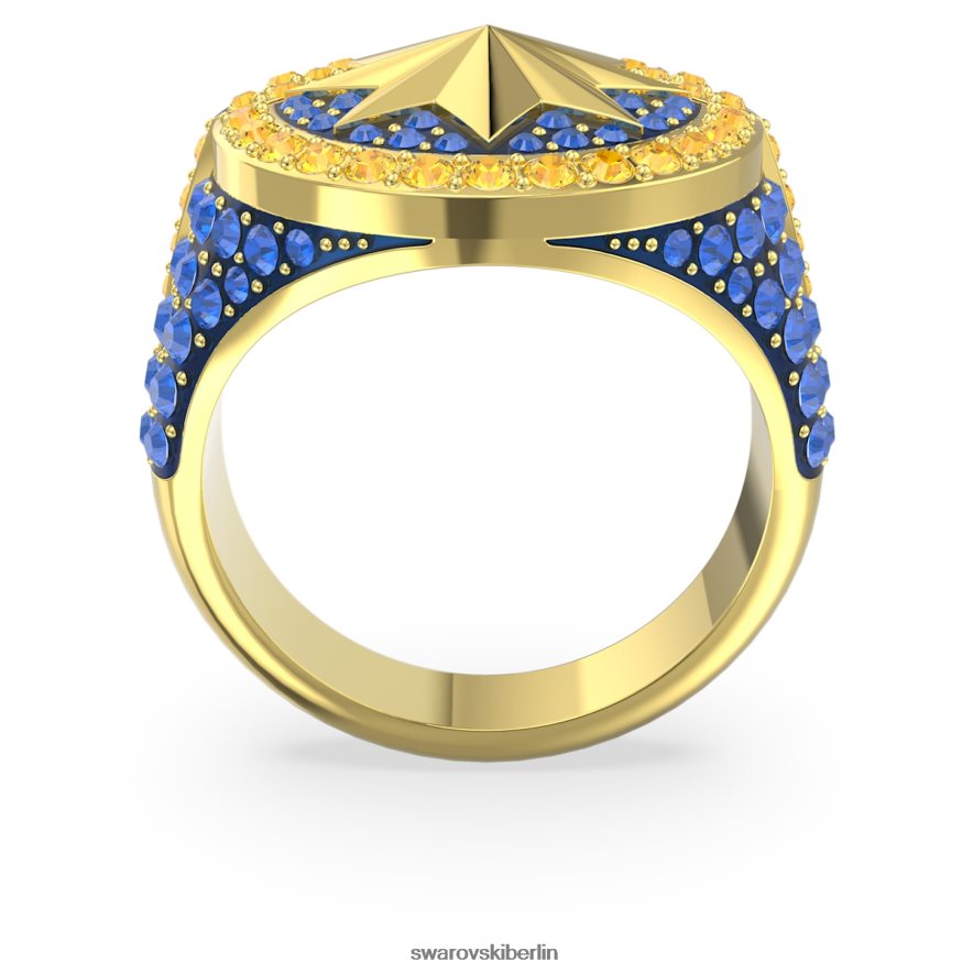 Swarovski Marvel Captain Marvel Ring mehrfarbig, vergoldet Schmuck HLT4481089