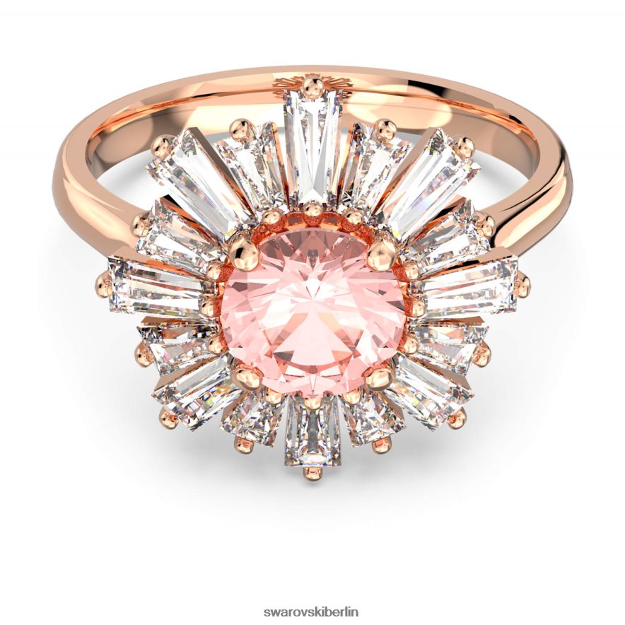 Swarovski Sonnenschein-Ring Mischschliffe, Sonne, Rosa, rosévergoldet Schmuck HLT4481093
