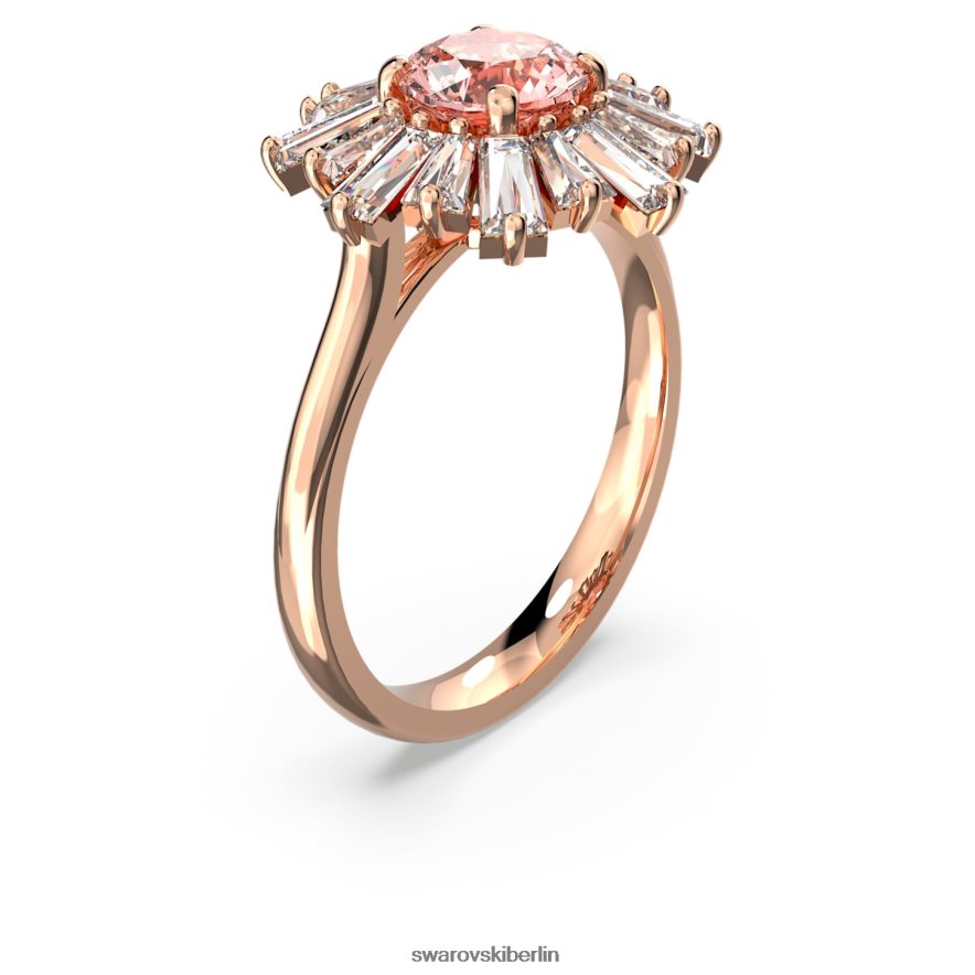 Swarovski Sonnenschein-Ring Mischschliffe, Sonne, Rosa, rosévergoldet Schmuck HLT4481093