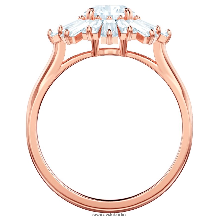 Swarovski Sonnenschein-Ring Mischschliffe, Sonne, Weiß, rosévergoldet Schmuck HLT4481082