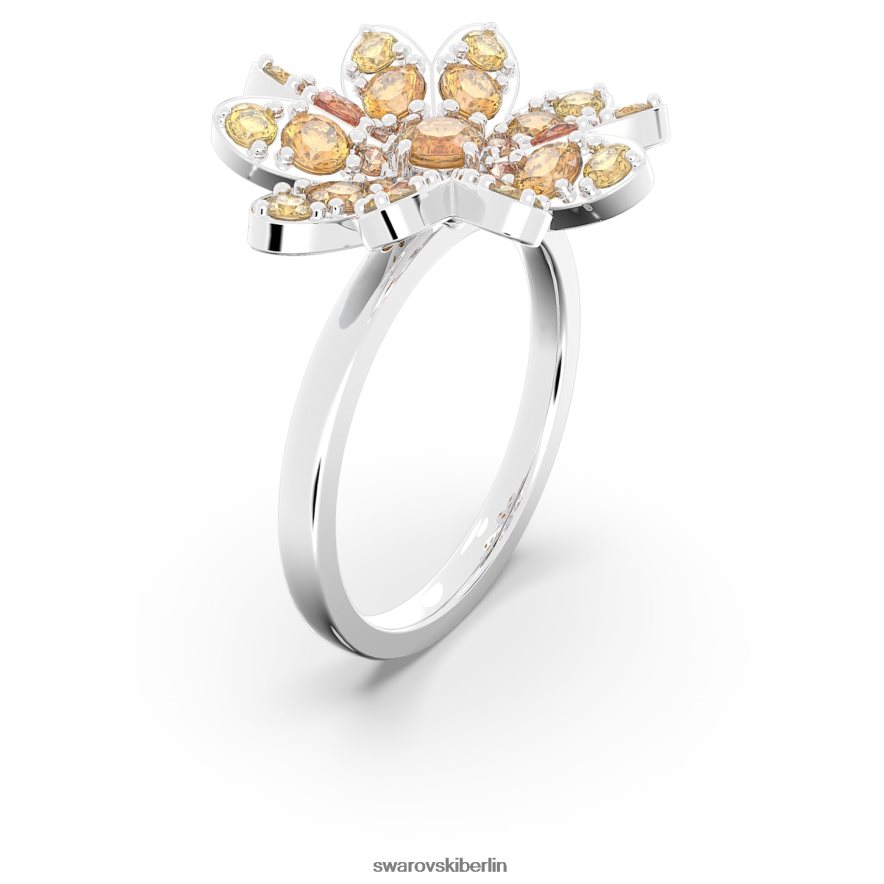 Swarovski ewiger Blumenring Blume, mehrfarbig, rhodiniert Schmuck HLT4481098