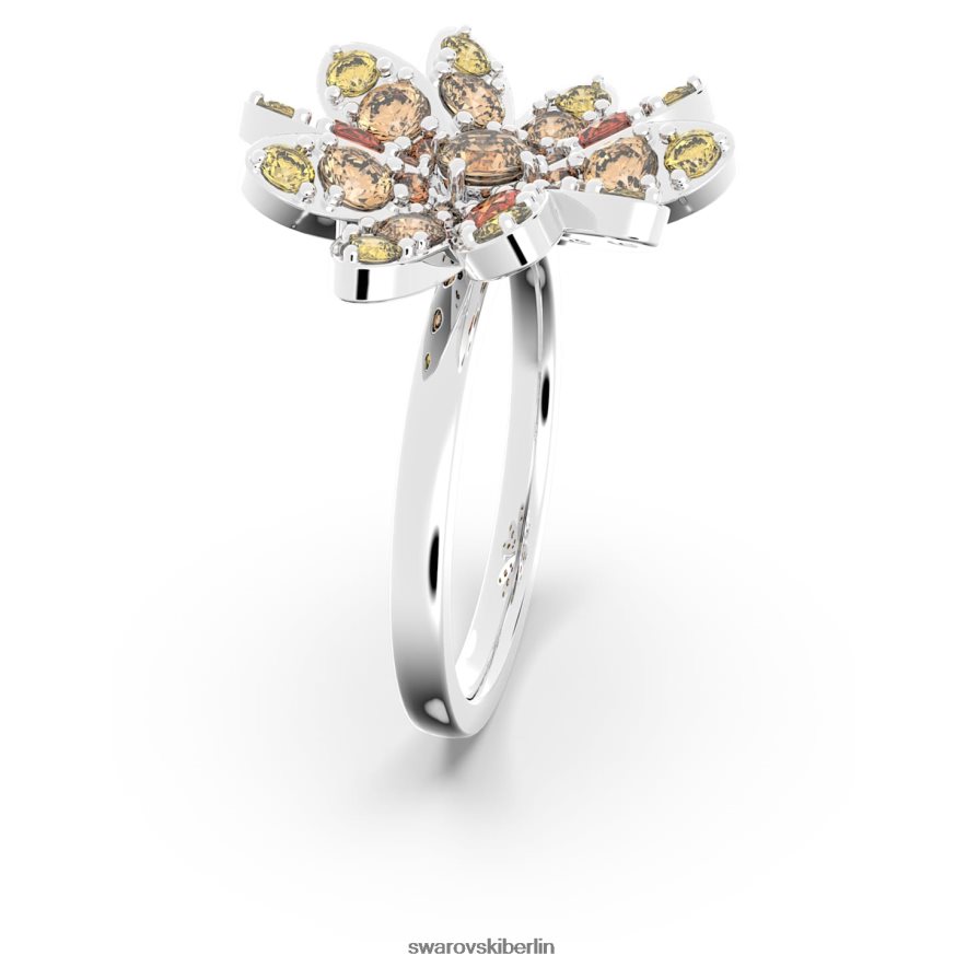 Swarovski ewiger Blumenring Blume, mehrfarbig, rhodiniert Schmuck HLT4481098
