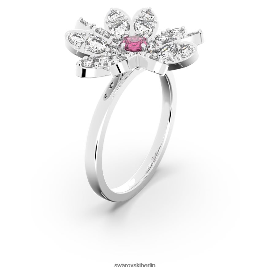 Swarovski ewiger Blumenring Blume, rosa, Metallmix-Finish Schmuck HLT4481097
