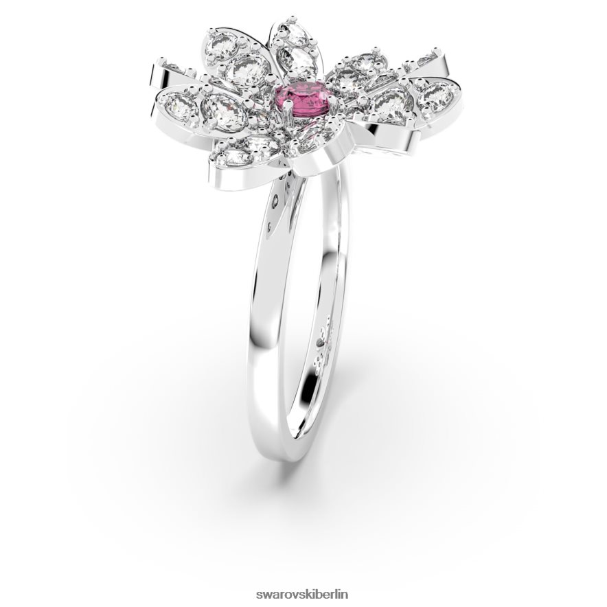 Swarovski ewiger Blumenring Blume, rosa, Metallmix-Finish Schmuck HLT4481097