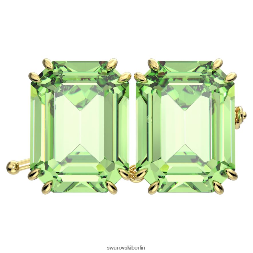 Swarovski Millenium-Extender Achteckschliff, grün, vergoldet Schmuck HLT4481118