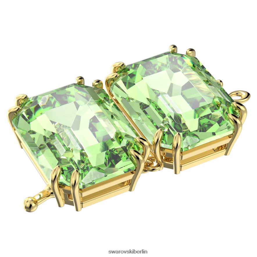 Swarovski Millenium-Extender Achteckschliff, grün, vergoldet Schmuck HLT4481118