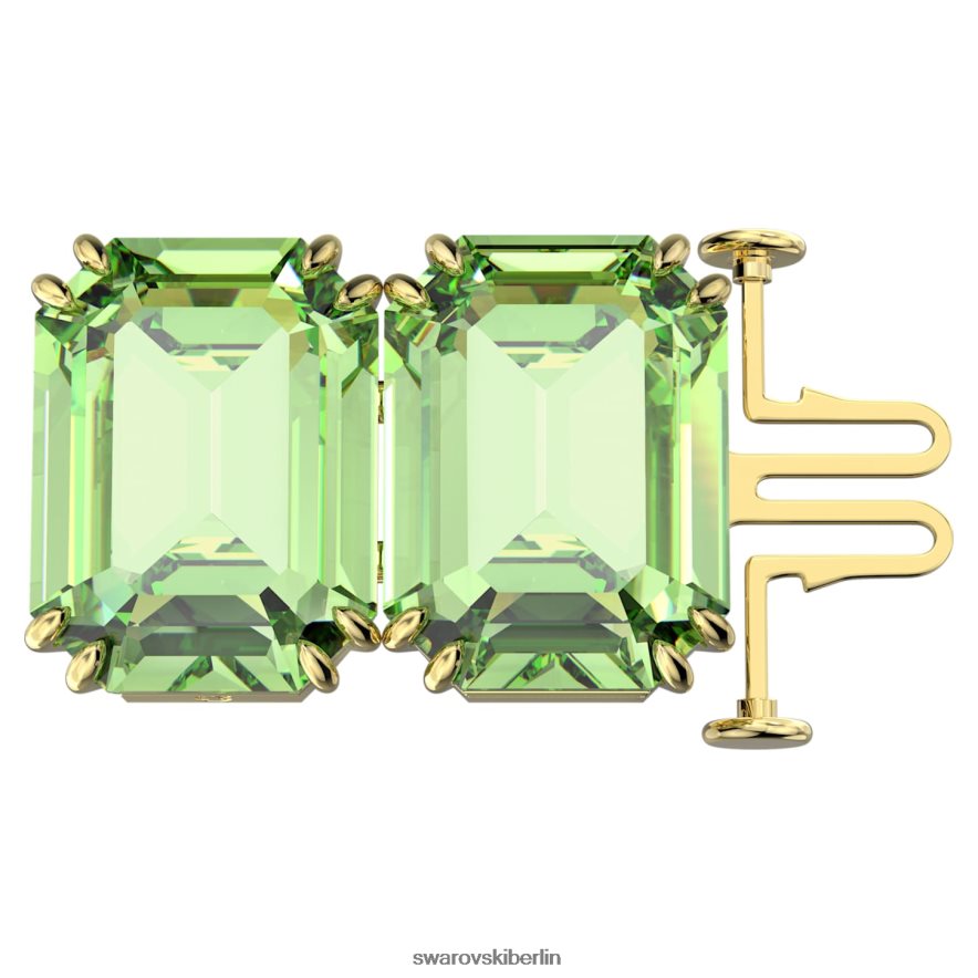 Swarovski Millenium-Extender Achteckschliff, grün, vergoldet Schmuck HLT4481129