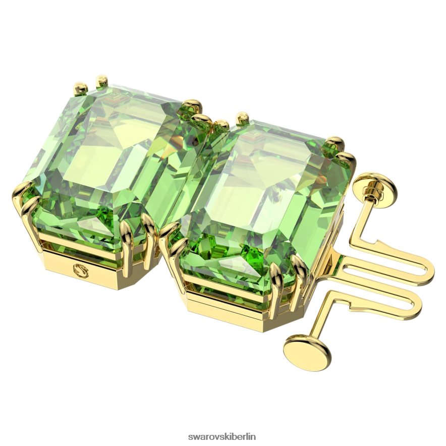 Swarovski Millenium-Extender Achteckschliff, grün, vergoldet Schmuck HLT4481129