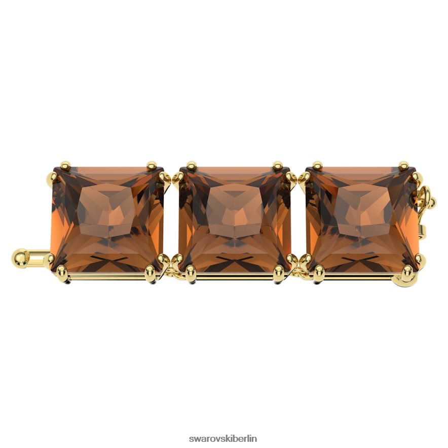Swarovski Millenium-Extender quadratisch geschnitten, braun, vergoldet Schmuck HLT4481130