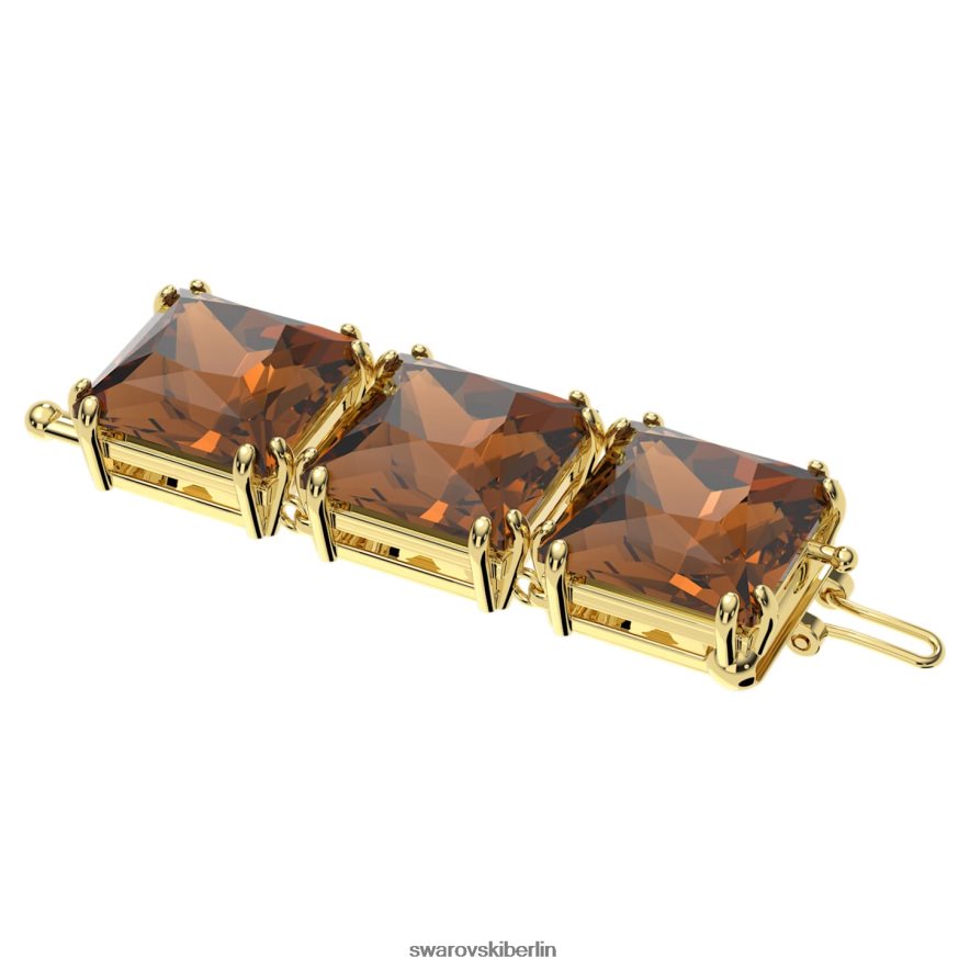 Swarovski Millenium-Extender quadratisch geschnitten, braun, vergoldet Schmuck HLT4481130
