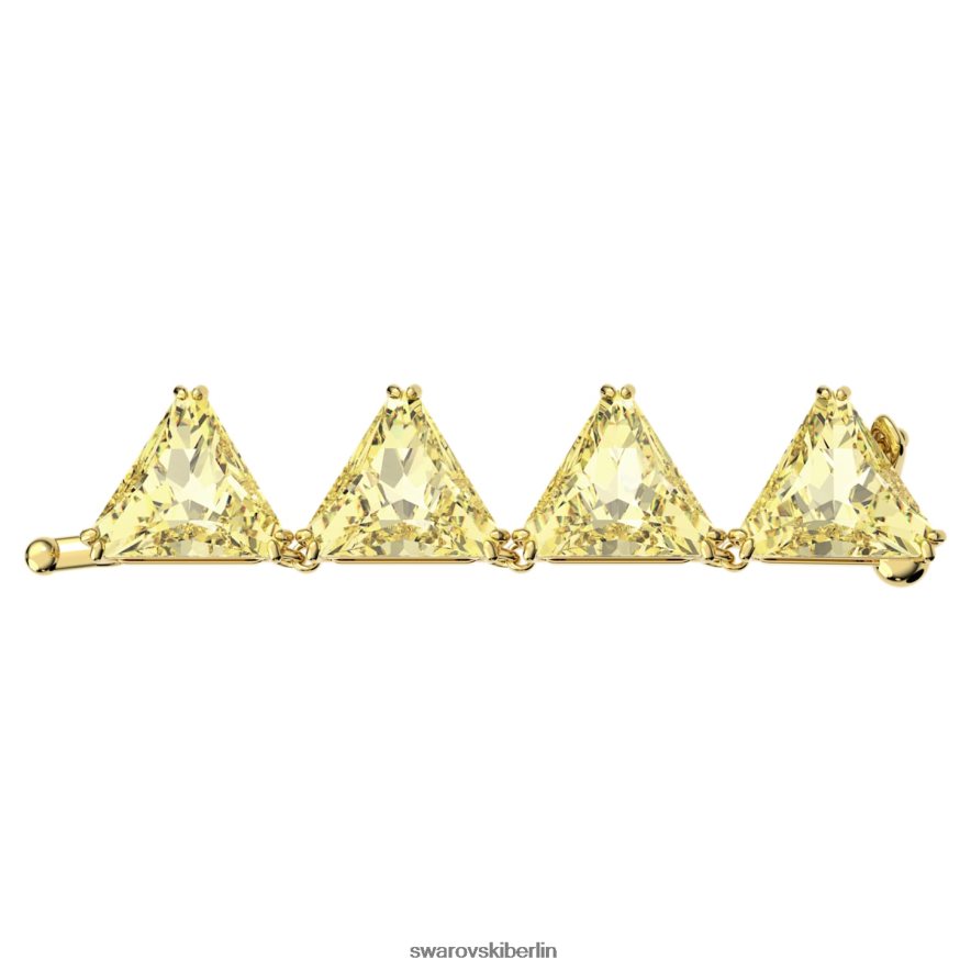 Swarovski Ortyx-Extender Dreiecksschliff, gelb, vergoldet Schmuck HLT4481115