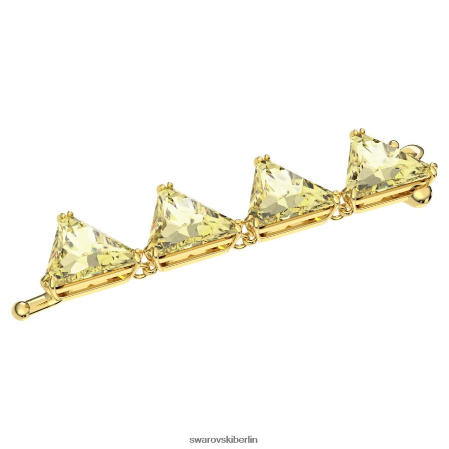 Swarovski Ortyx-Extender Dreiecksschliff, gelb, vergoldet Schmuck HLT4481115