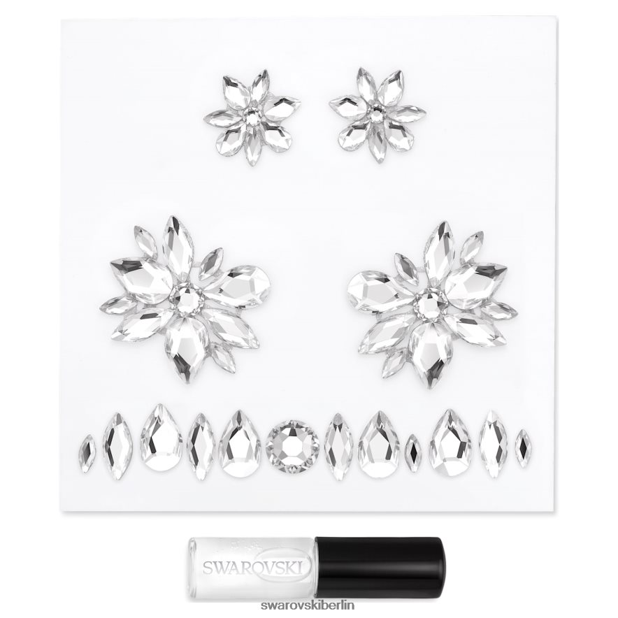 Swarovski Körperschmuckset Mischschnitte, weiß Schmuck HLT4481489