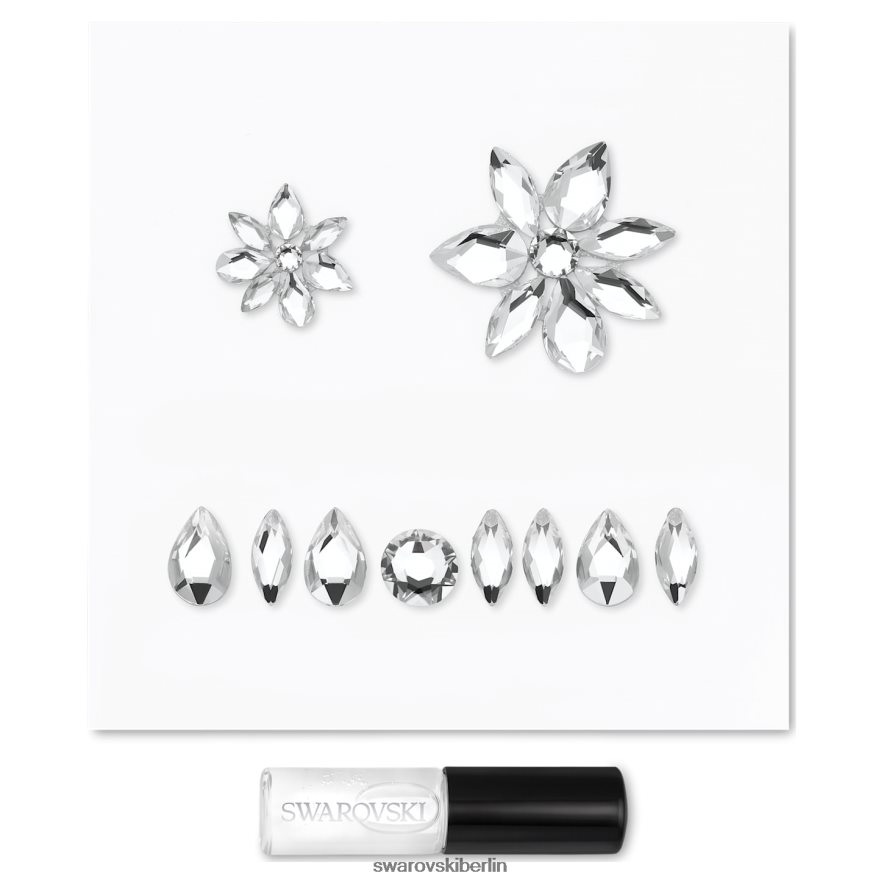 Swarovski Körperschmuckset Mischschnitte, weiß Schmuck HLT4481490