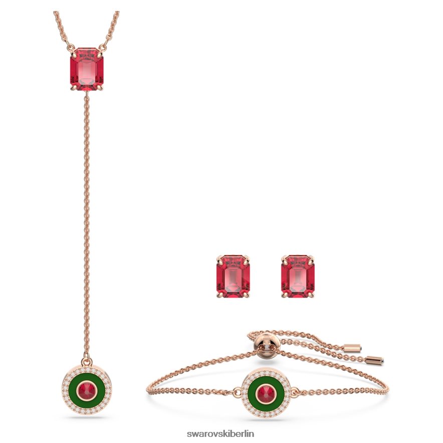 Swarovski Alea-Set mehrfarbig, rosévergoldet Schmuck HLT448396