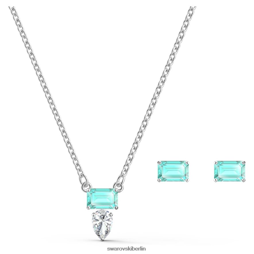 Swarovski Anziehungssatz Mischschliffe, blau, rhodiniert Schmuck HLT448414