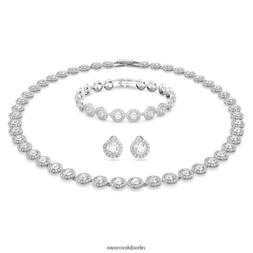 Swarovski Engelsset Rundschliff, weiß, rhodiniert Schmuck HLT448371