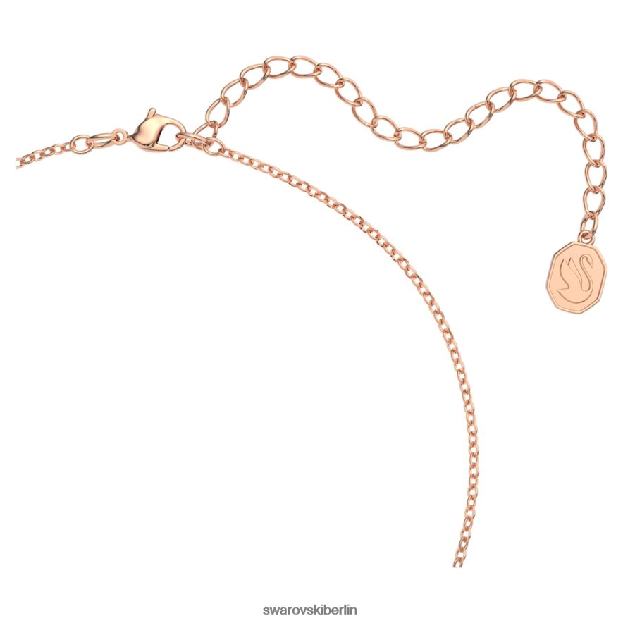 Swarovski Jahrtausende gesetzt Achteckschliff, rosa, rosévergoldet Schmuck HLT448393